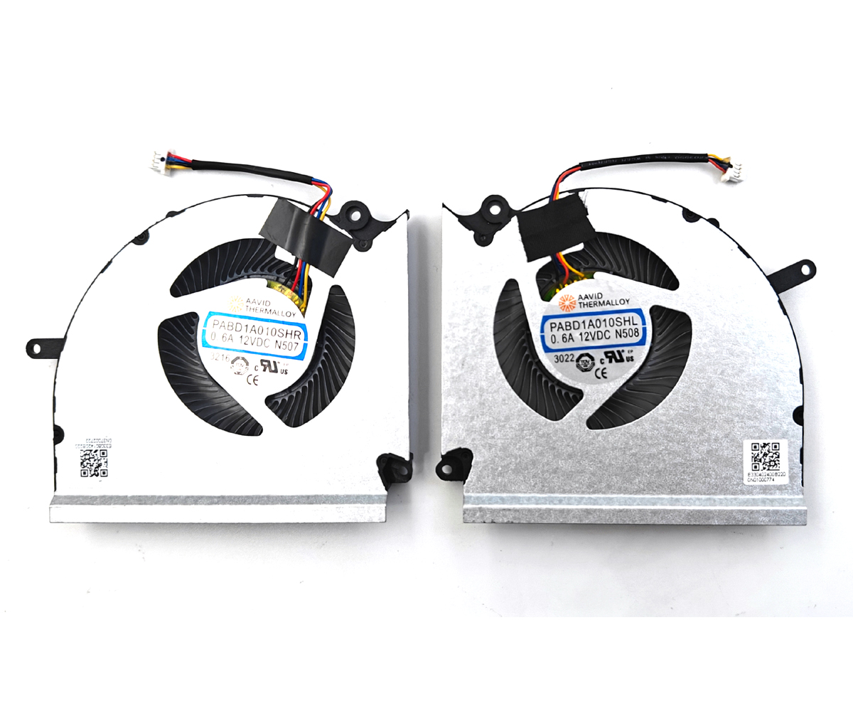 Genuine CPU & GPU Fan for MSI Raider GE78 HX, Vector 17 HX, Vector GP78HX, MS-17S1 MS-17S2 Series Laptop