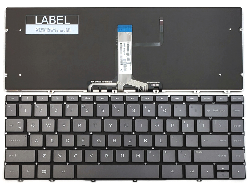 Genuine Blacklit Keyboard for HP Spectre 13-AF Series Laptop