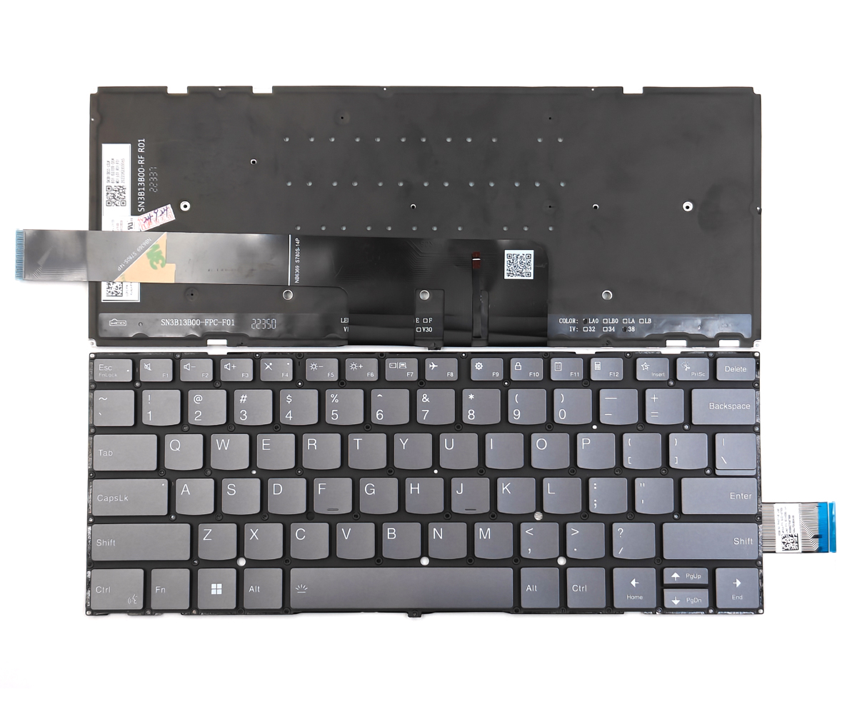 Replacement Keyboard For Lenovo Slim Pro 7 14APH8 14ARP8, Yoga Pro 7 14APH8 14ARP8 14IRH8, Yoga Pro 9 14IRP8, Yoga Slim 7 14APU8 14IMH9 14Q8X9 Laptop